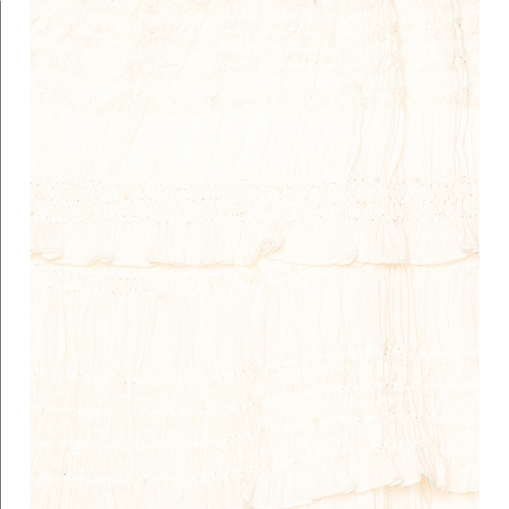 Sequin ruffle embellished mini skirt revolve - Picture 7 of 8